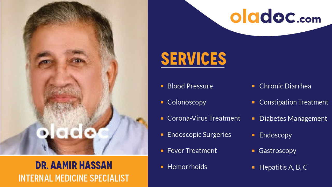 Services provided by Dr.Aamir Hassan